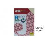 JIWA 6 SHEET CARD 160GSM CS100 IVORY